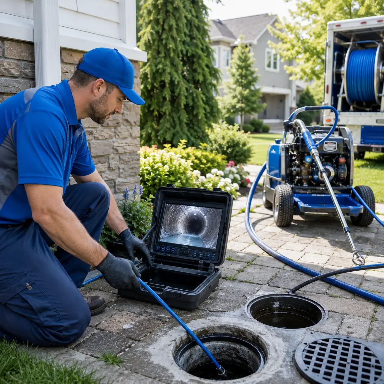 Outdoor drain cleaning professionals serving Bethpage, TN